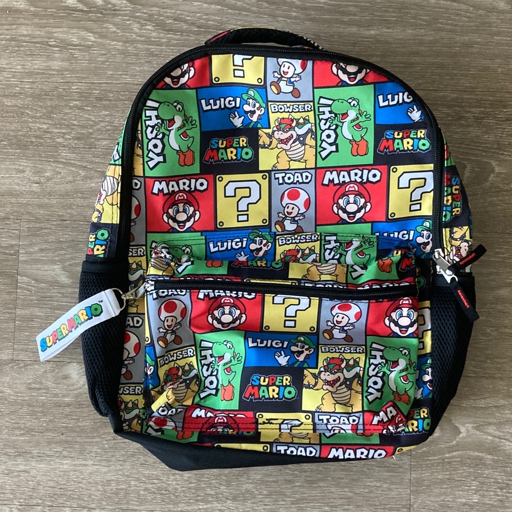 Nintendo Super Mario Multi-Color Character Backpack